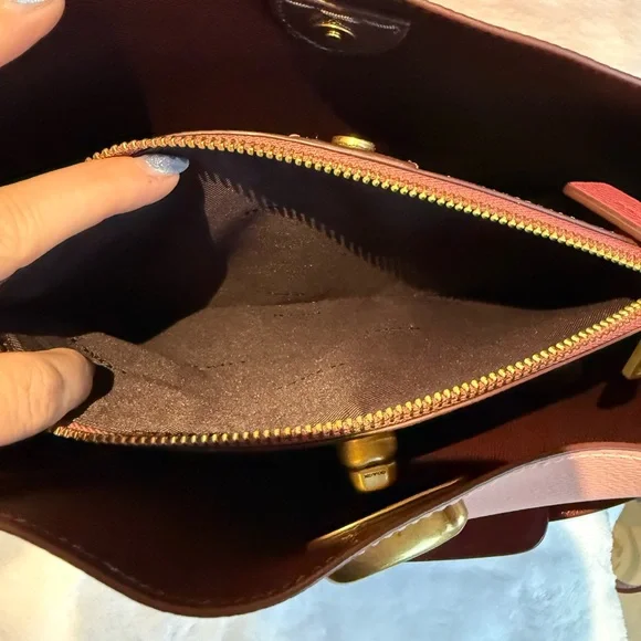 Coach Willow Color Block Bucket Bag - Picture 11 of 14